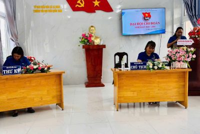 ĐẠI HỘI CHI ĐOÀN TRƯỜNG TH TRẦN QUỐC TOẢN NHIỆM KỲ 2025 – 2026 THÀNG CÔNG